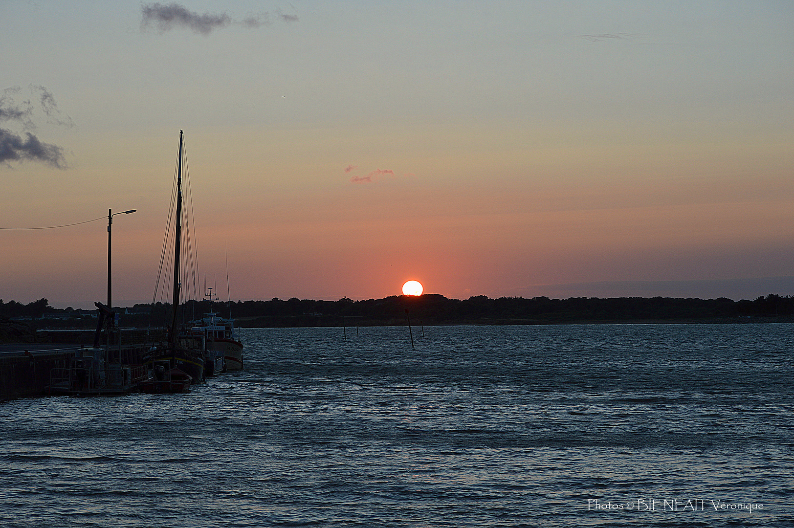 Port de Billiers dans le Morbihan 