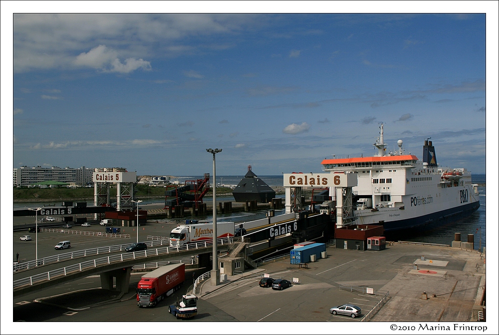 Port de Calais - Trubel im Fährhafen