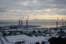 Port de commerce de Brest sous la neige de waner29 