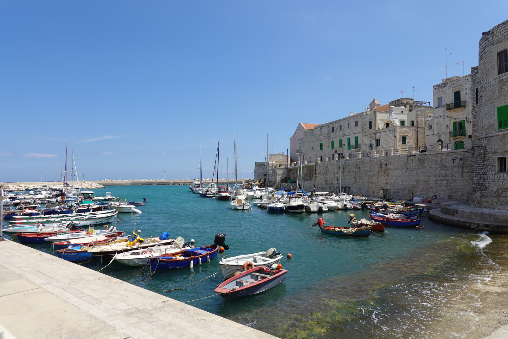 Port de la mer adriatique, Italie.