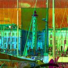 port de la Rochelle multicolore