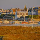 port de lesconil façon aquarelle