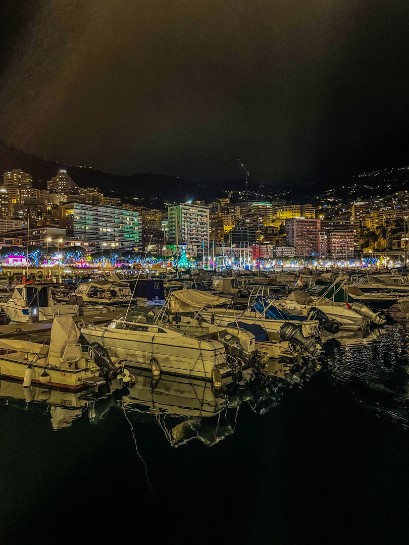 Port de Monaco en Nocturne