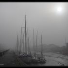 Port de Noirmoutier dans la brume