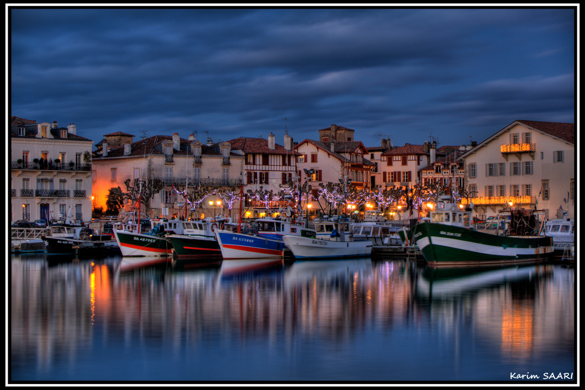 Port de Saint jean de Luz au pays basque photo et image paysages