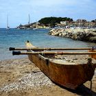 Port de Soller Einbaum am Strand