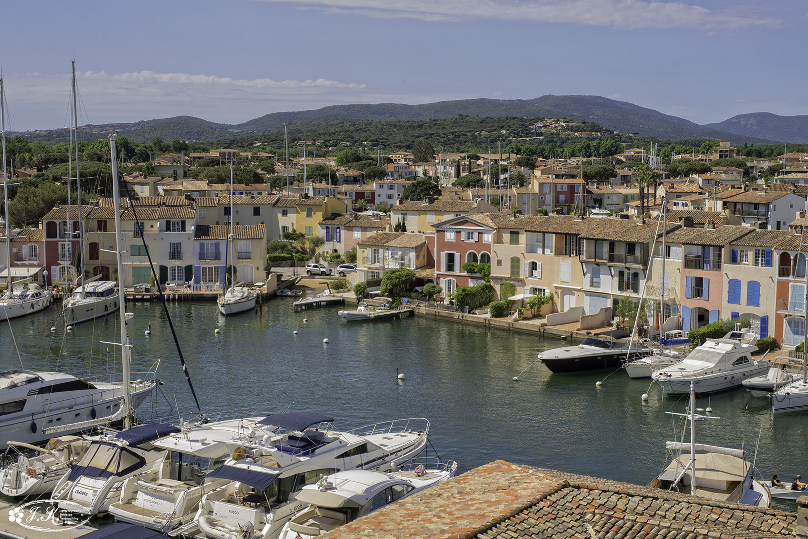 Port Grimaud from above