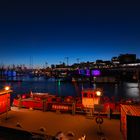 Port of Hamburg, at Night