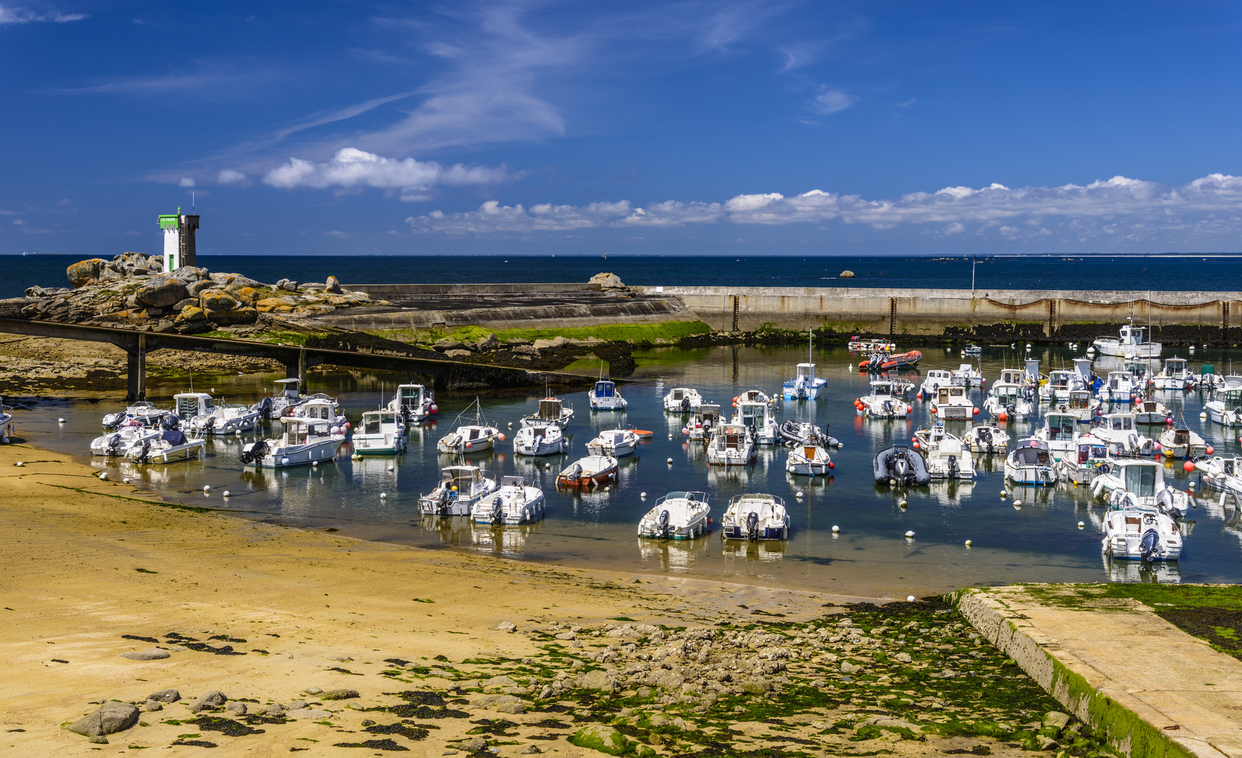 Port, Pointe de Trévignon, Bretagne, France