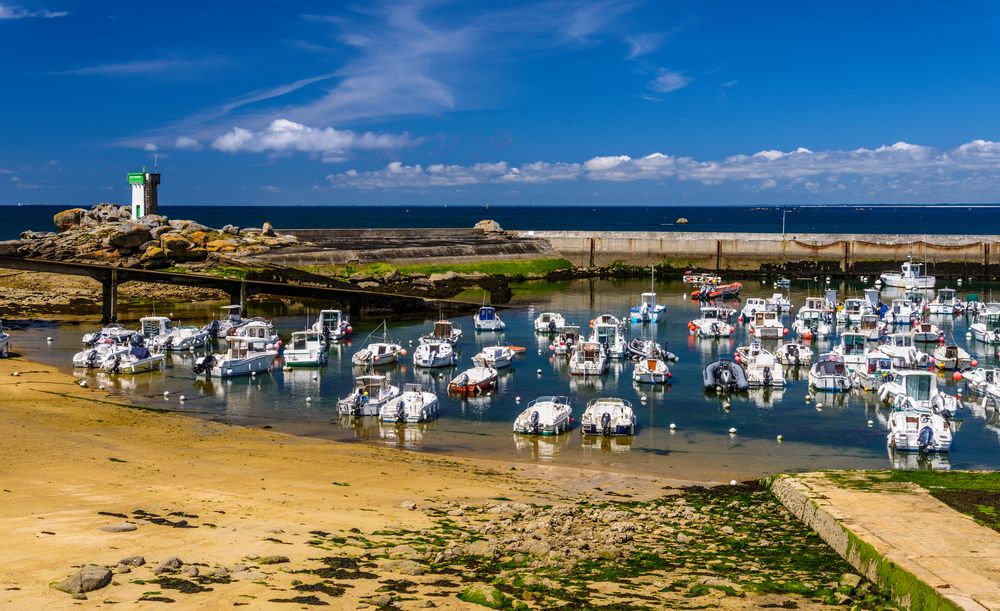 Port, Pointe de Trévignon, Bretagne, France