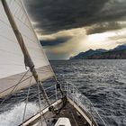 Port Soller Anfahrt im Regen