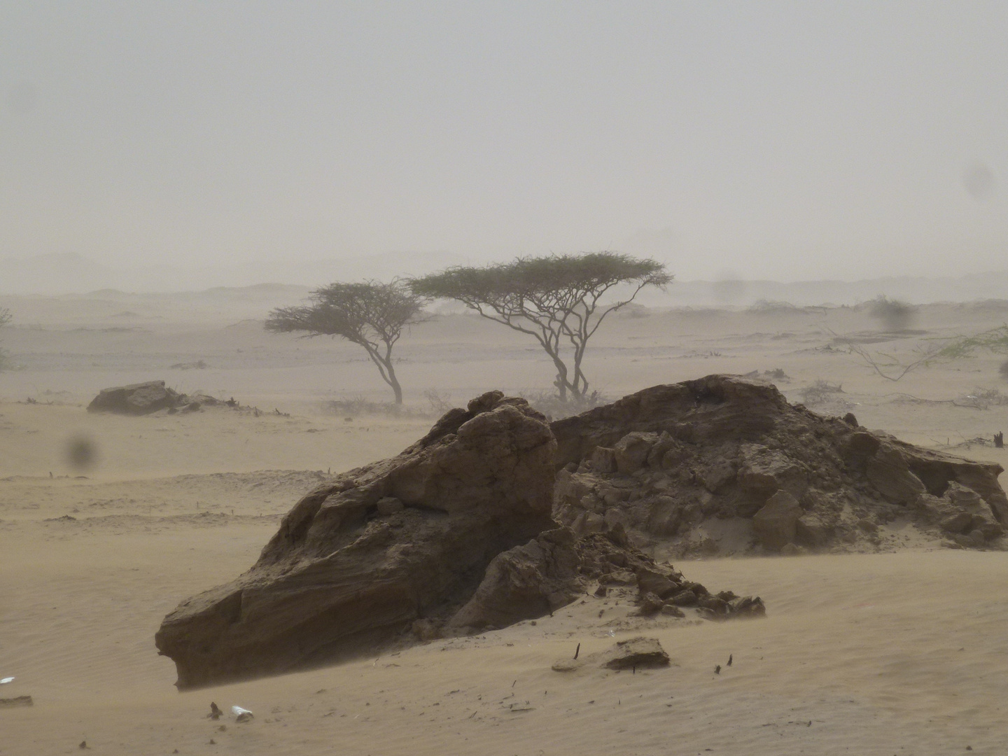 Port Sudan im Sandsturm