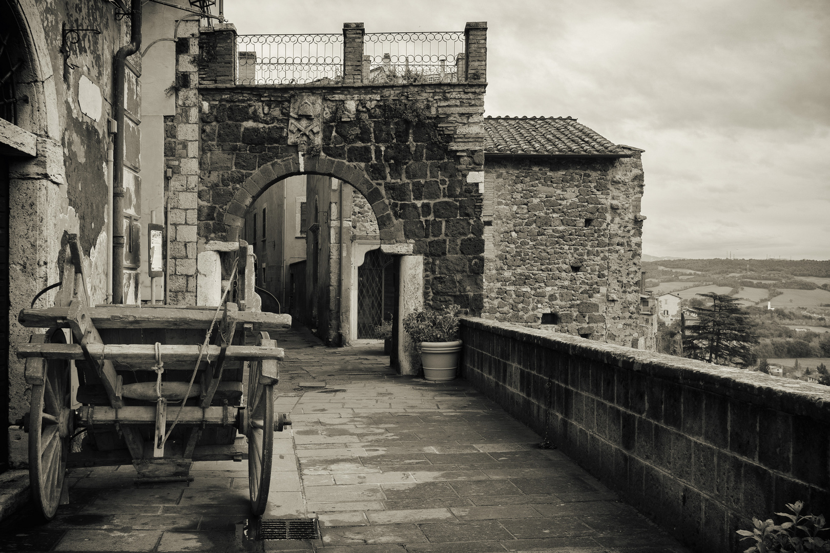 Porta del Vascellaro, Orte