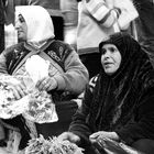 Porta di Damasco: venditrici ambulanti di verdura
