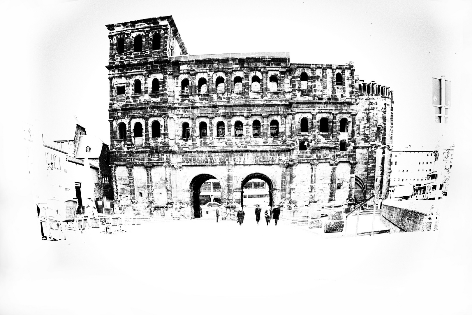 Porta Nigra ( Schwarzes Tor ) in Trier