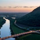 Porta Westfalica after Sunset