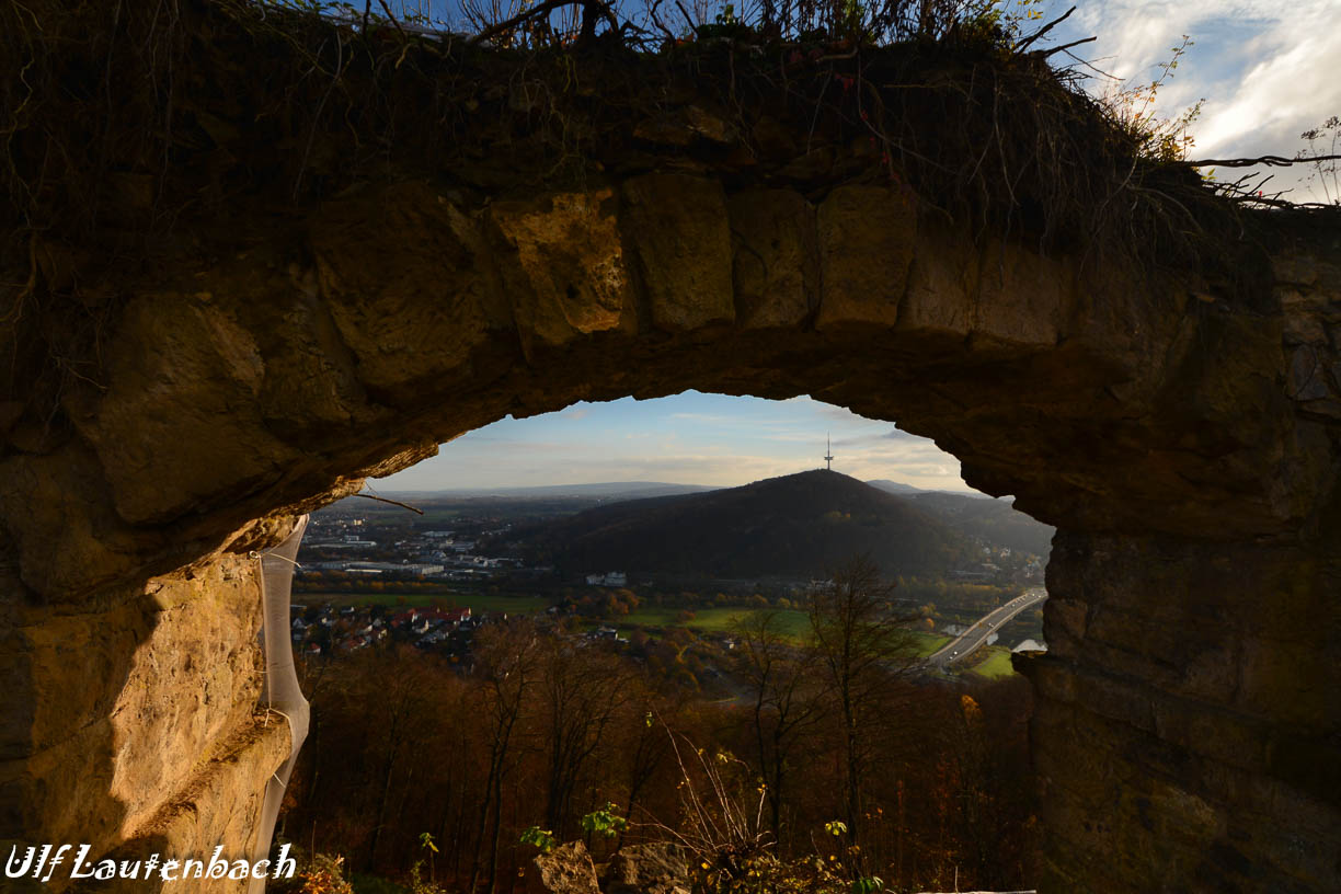 Porta Westfalica am späten Morgen