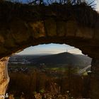 Porta Westfalica am späten Morgen