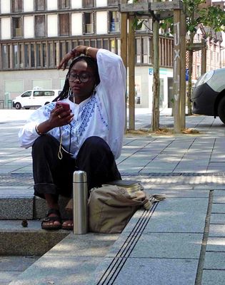 portable sous ombre portée