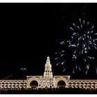 Portada de Feria (Córdoba) y fuegos artificiales