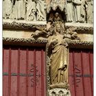 portail de la vierge dorée cathédrale Amiens