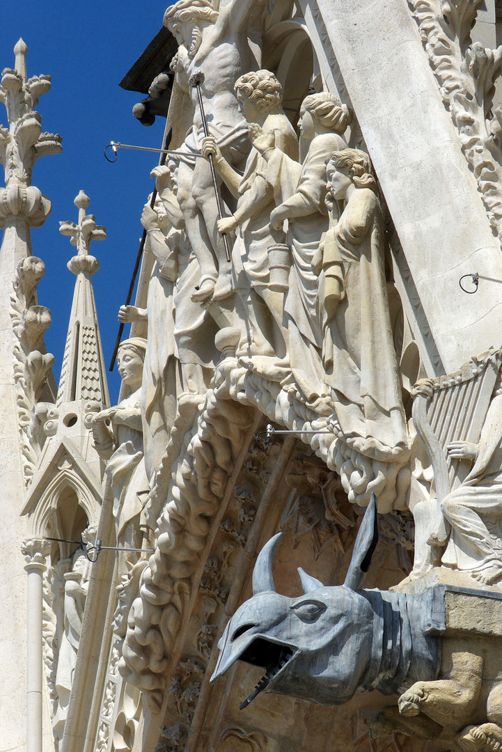 Portail principal de la cathédrale Notre-Dame de Reims