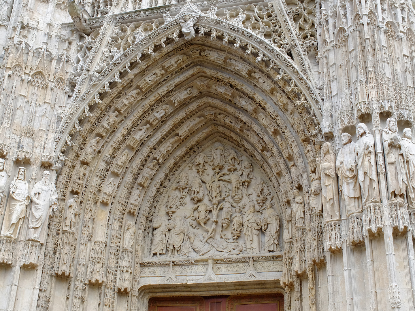 Portal der Kathtedrale von Rouen 