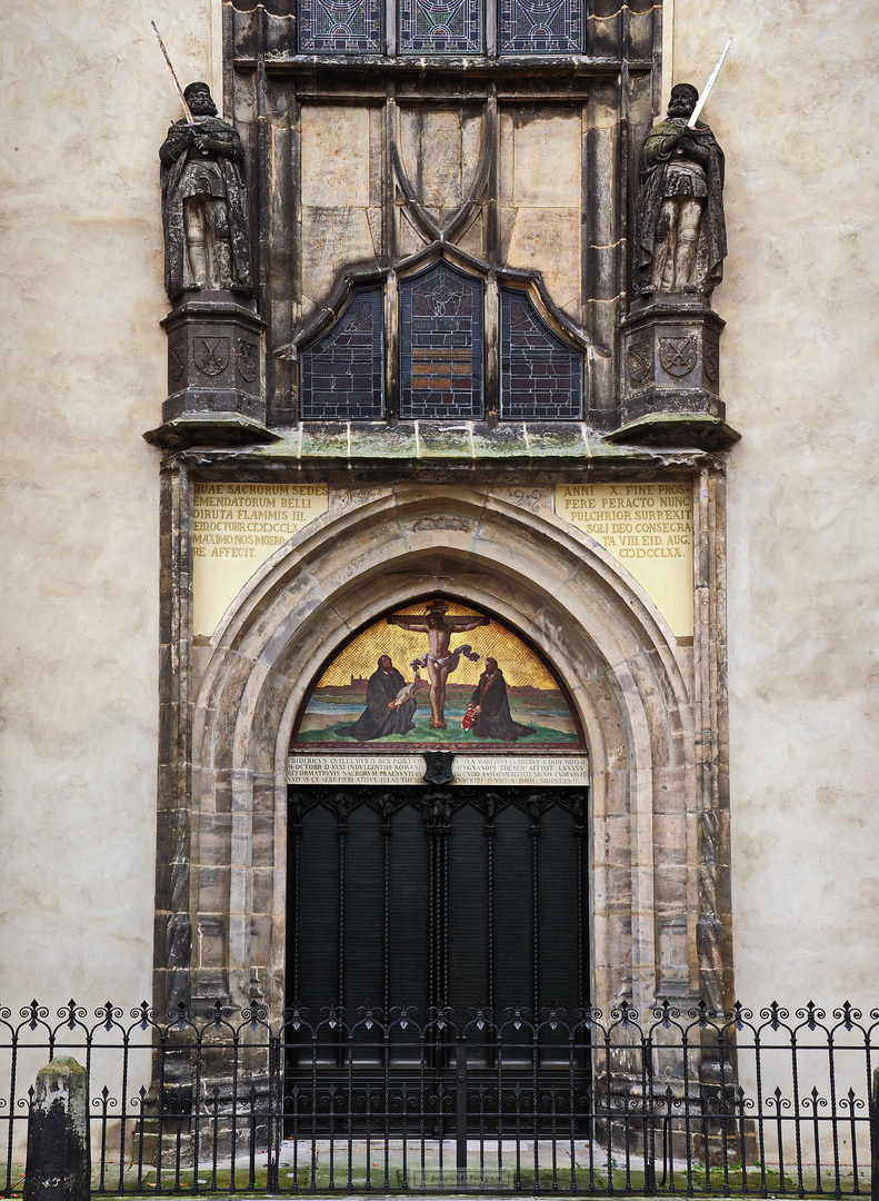 Portal der Schlosskirche zu Wittenberg