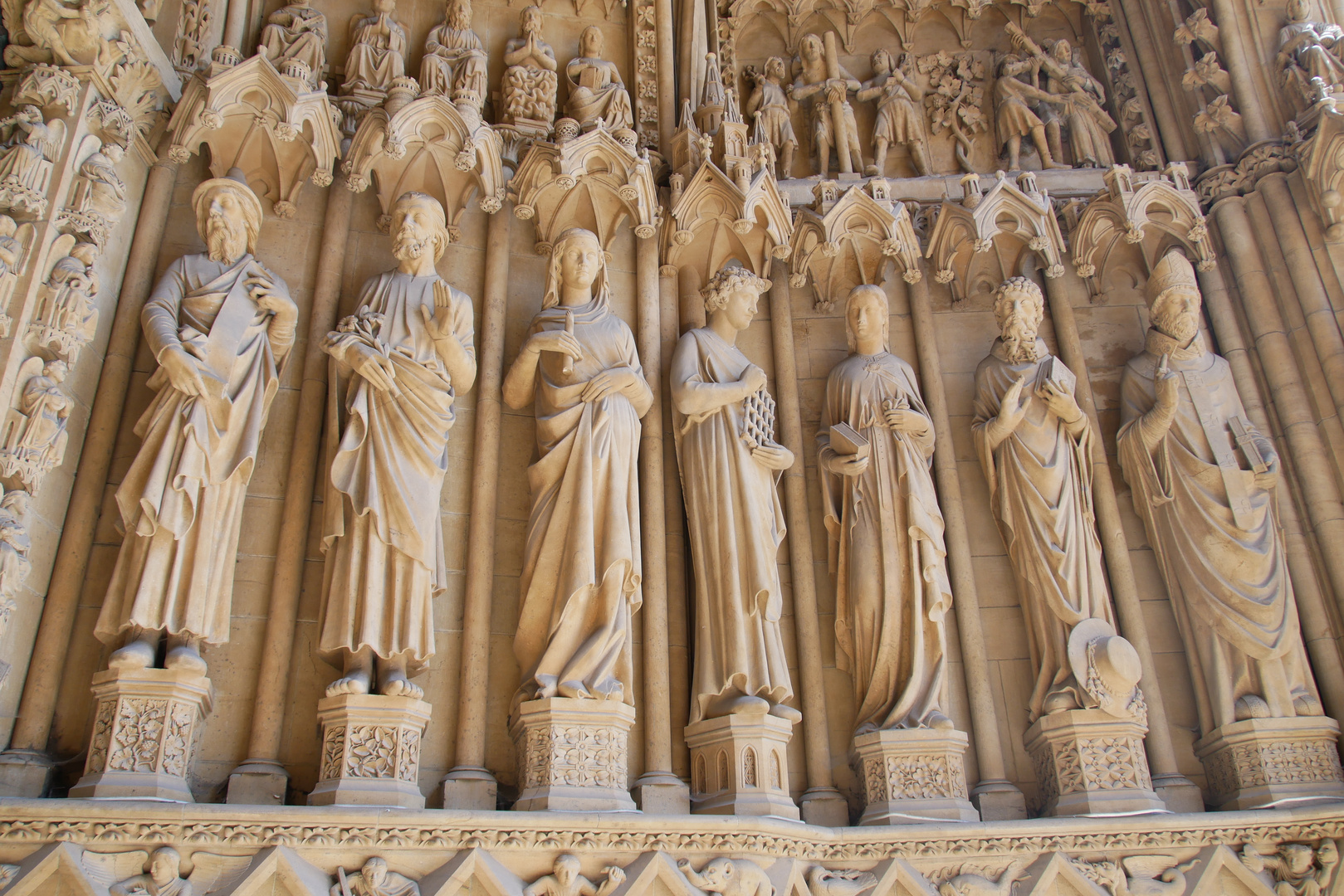 Portal Detail Kathedrale Metz
