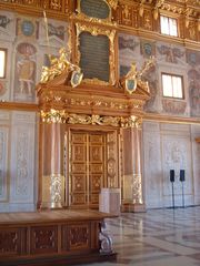 Portal im goldenen Saal des Augsburger Rathauses