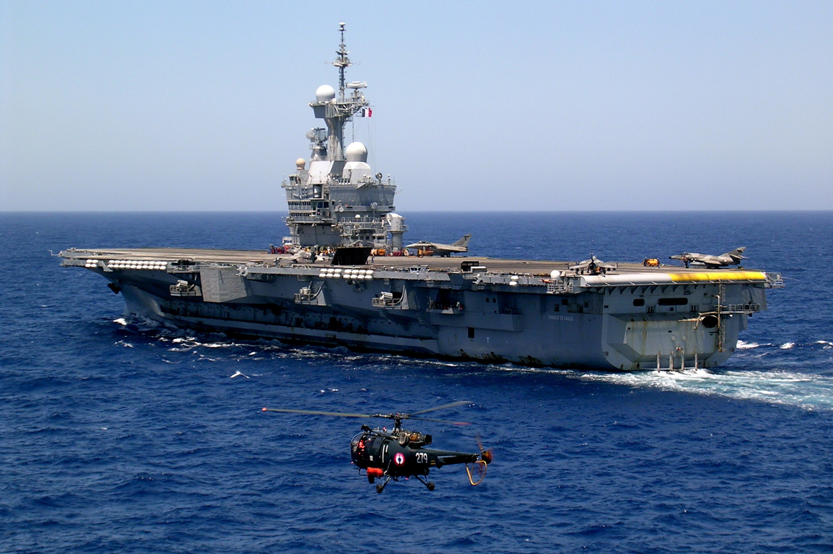 Porte-avions Charles de Gaulle - Mer Méditerranée (2007)