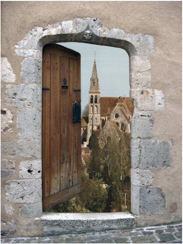 Porte ouverte sur la ville