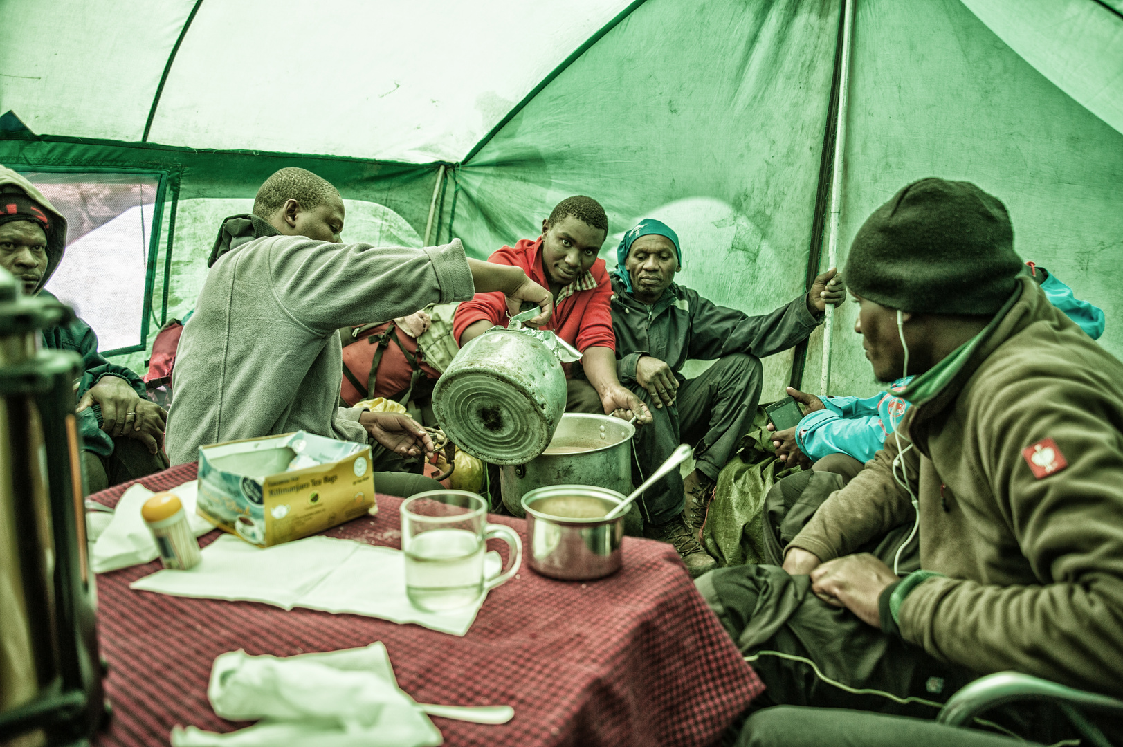 Porter on Kilimanjaro