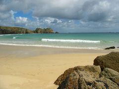 Porthcurno beach