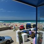 [ Porthtowan Beach, seen from the Blue Bar ]