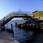 Porticciolo del vecchio faro di fiumara a Fiumicino-Roma