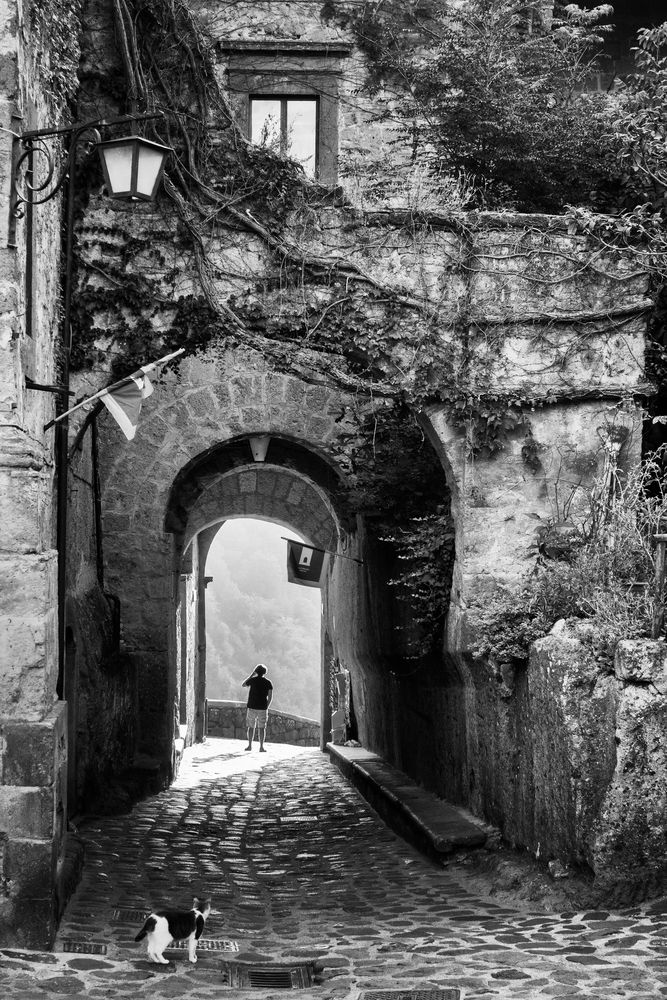 Portico d'ingresso, Civita di Bagnoregio