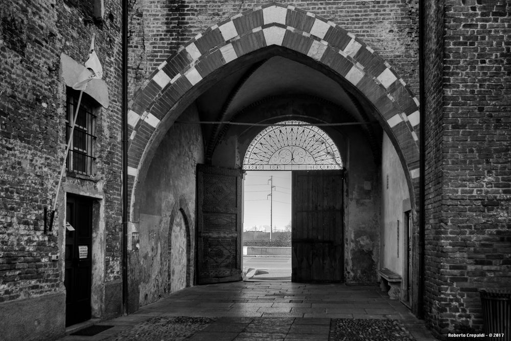 Portico ingresso, Abbazia di Chiaravalle