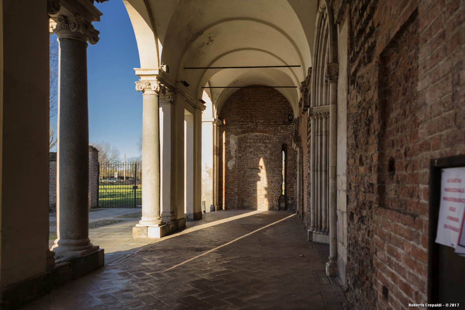 Portico ingresso, Abbazia di Chiaravalle