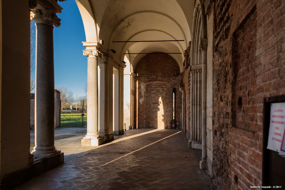 Portico ingresso, Abbazia di Chiaravalle