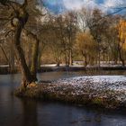 Portikusteich im Winter