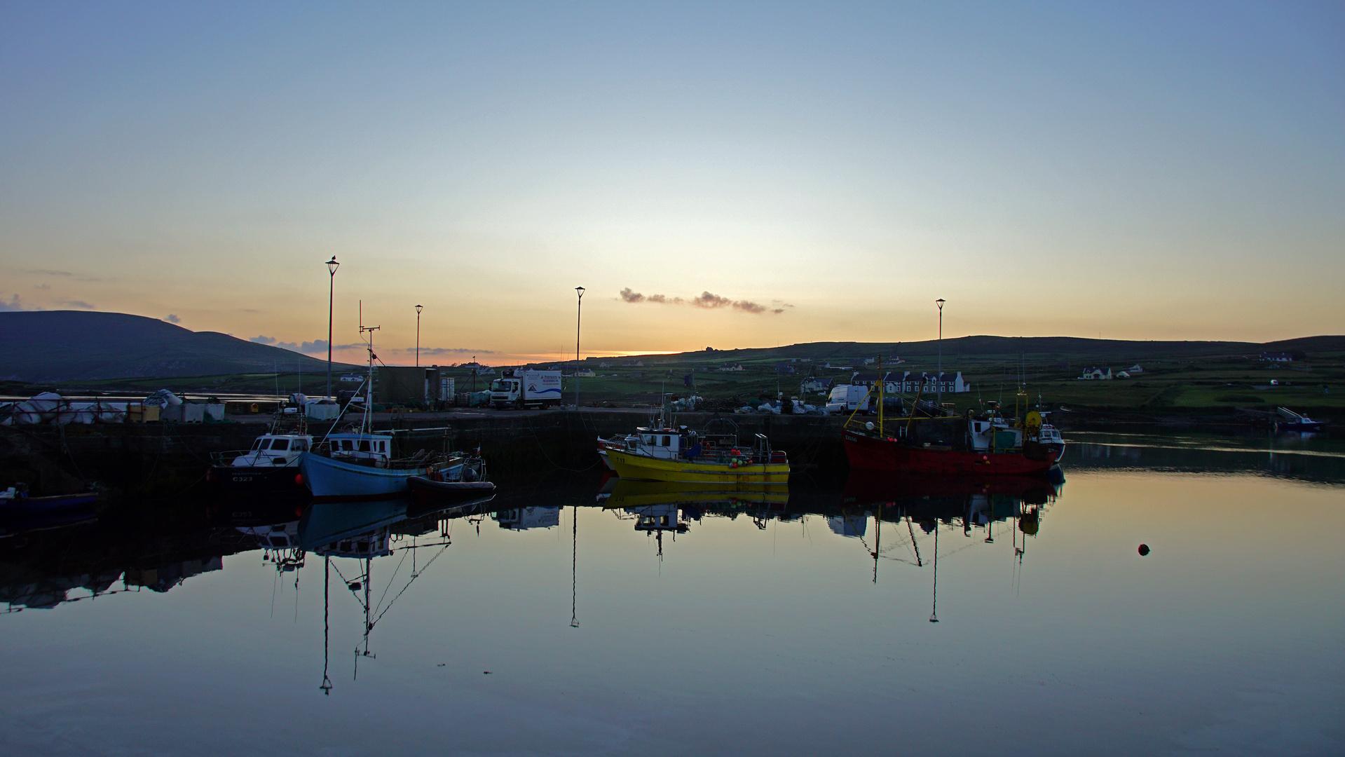 Portmagee am Abend