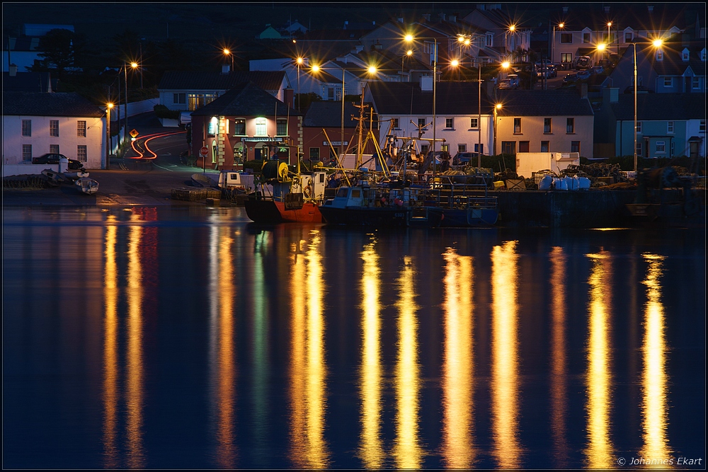 Portmagee at night