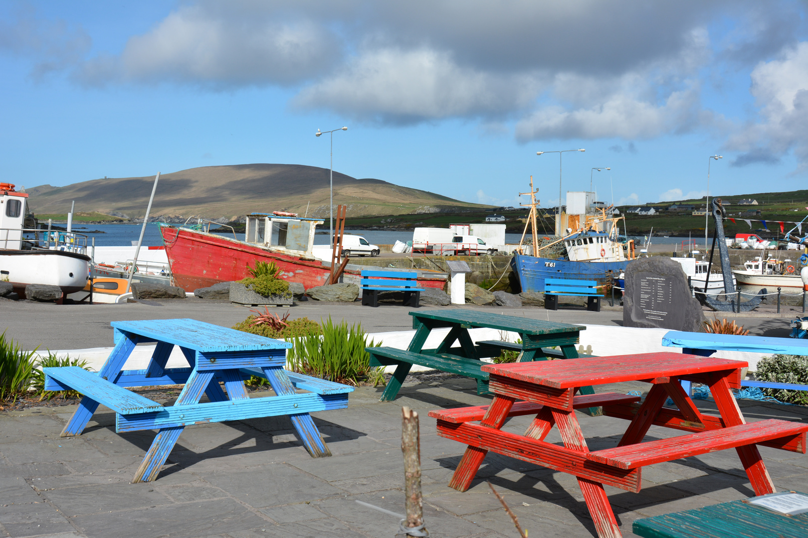 Portmagee face à l'île de Valencia