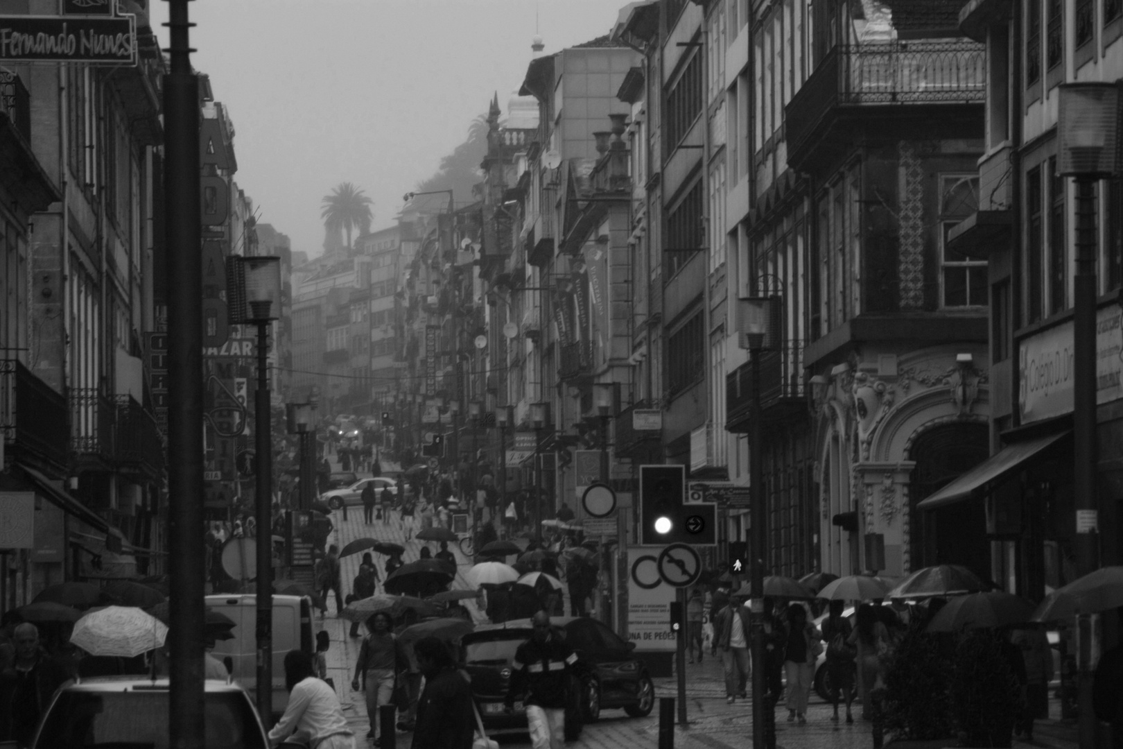 Porto bei Regen