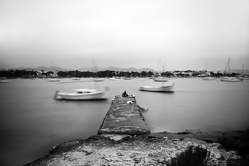 Porto Colom im Regen