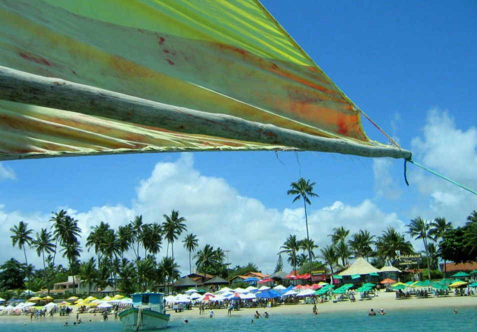 Porto de Galinhas vom Boot aus