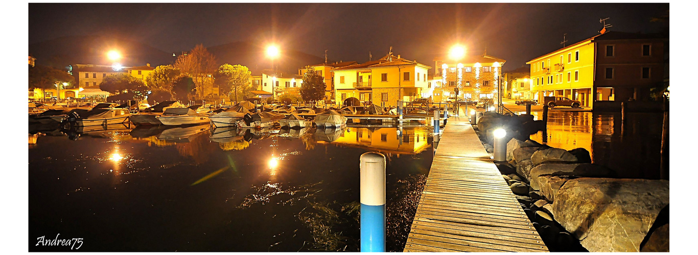 porto di clusane d'iseo (notturna)