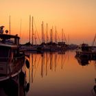 Porto ottiolu al tramonto (sardegna)