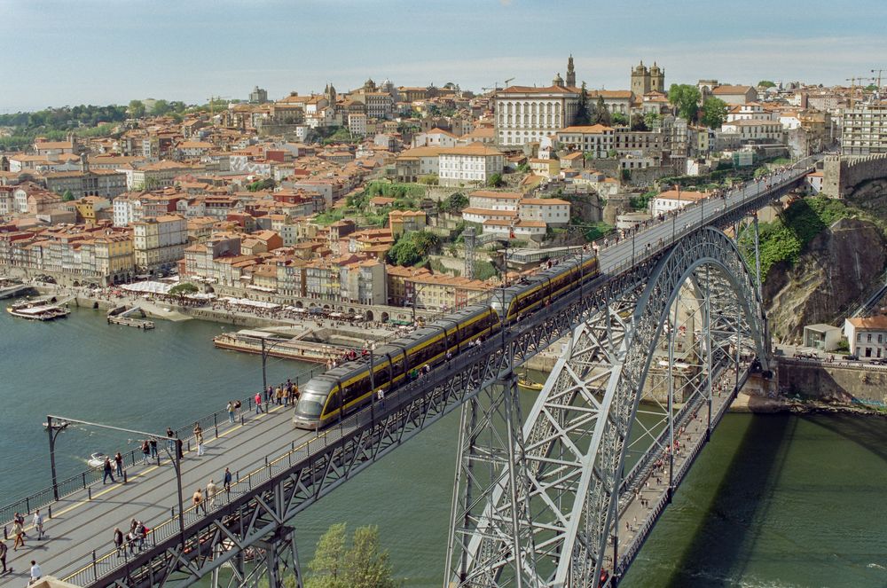 Porto - Ponte Dom Luis mit Metro